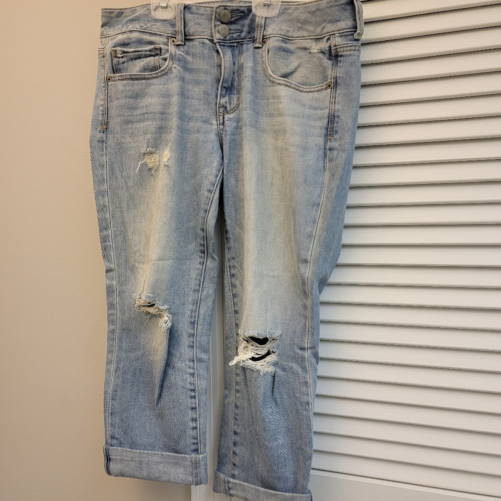 AEO Artist Crop Jeans